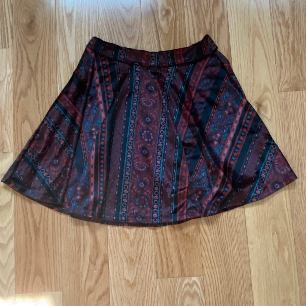 Paisley skater skirt